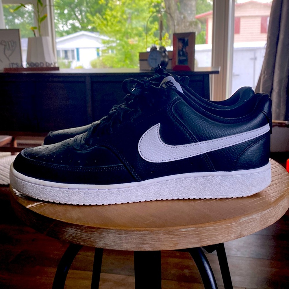 Black Nike Court Visions